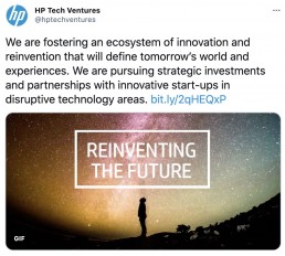 HP Tech Ventures Twitter