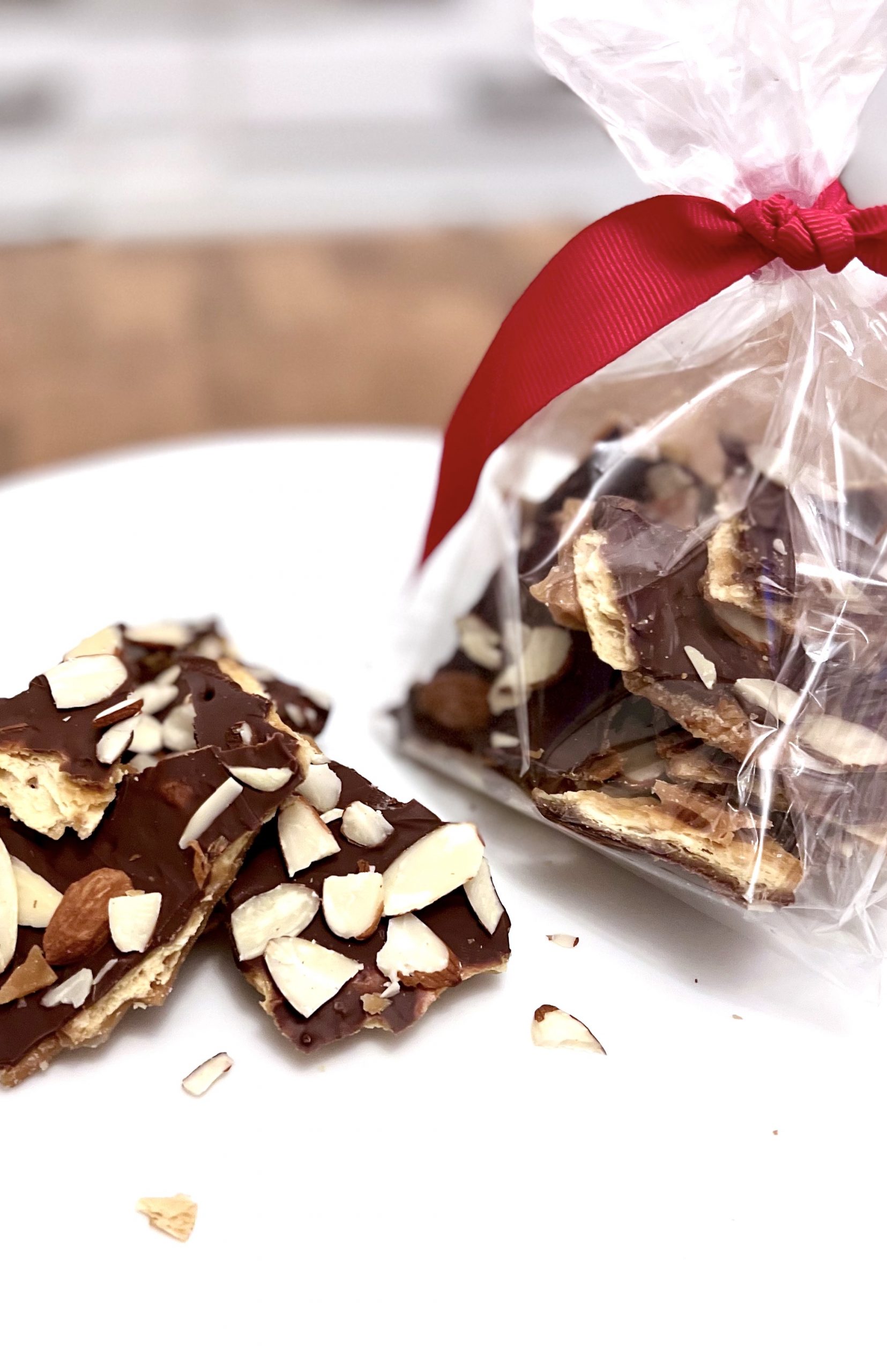 Chocolate Caramel Cracker Toffee