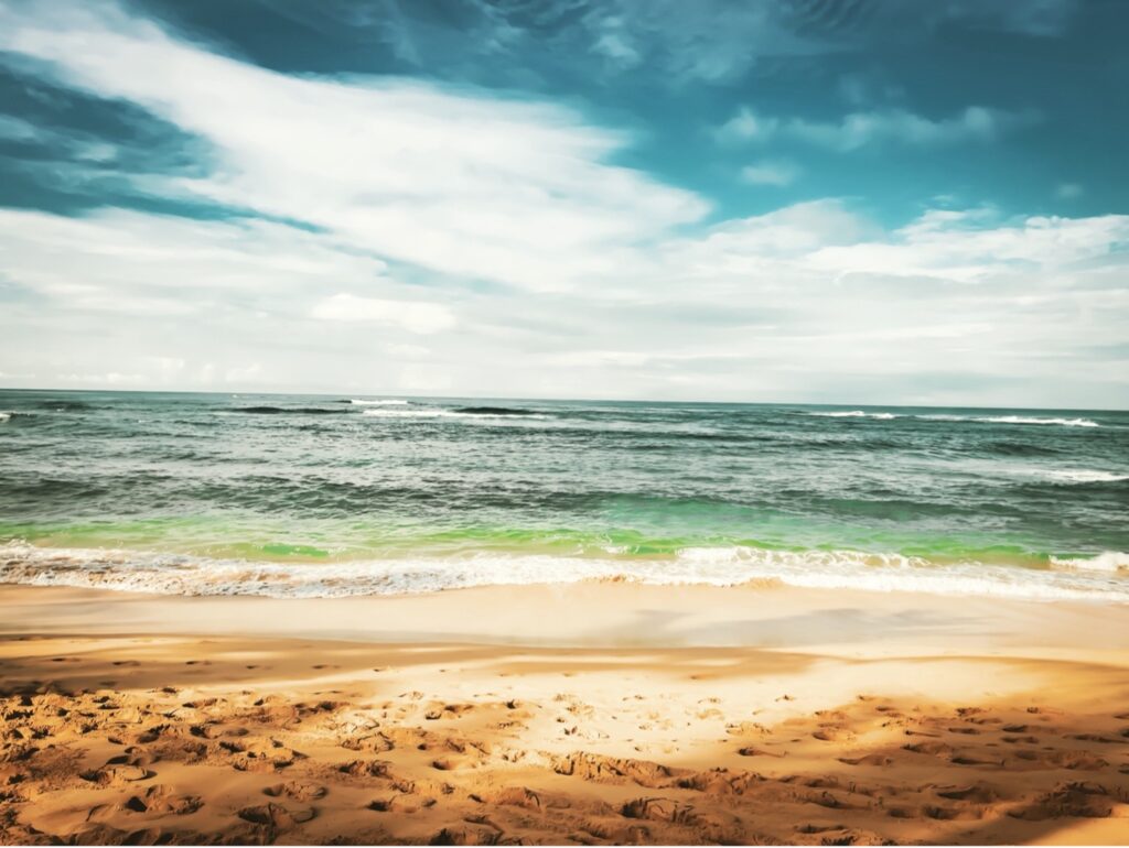 walk on the beach for inspiration and reflection