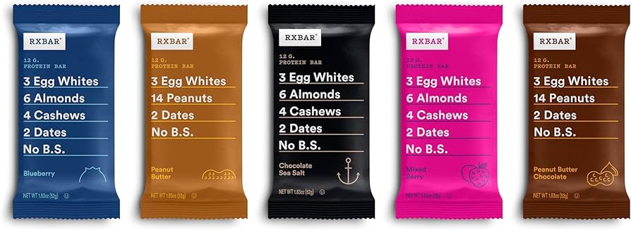 RxBar minimalistic design