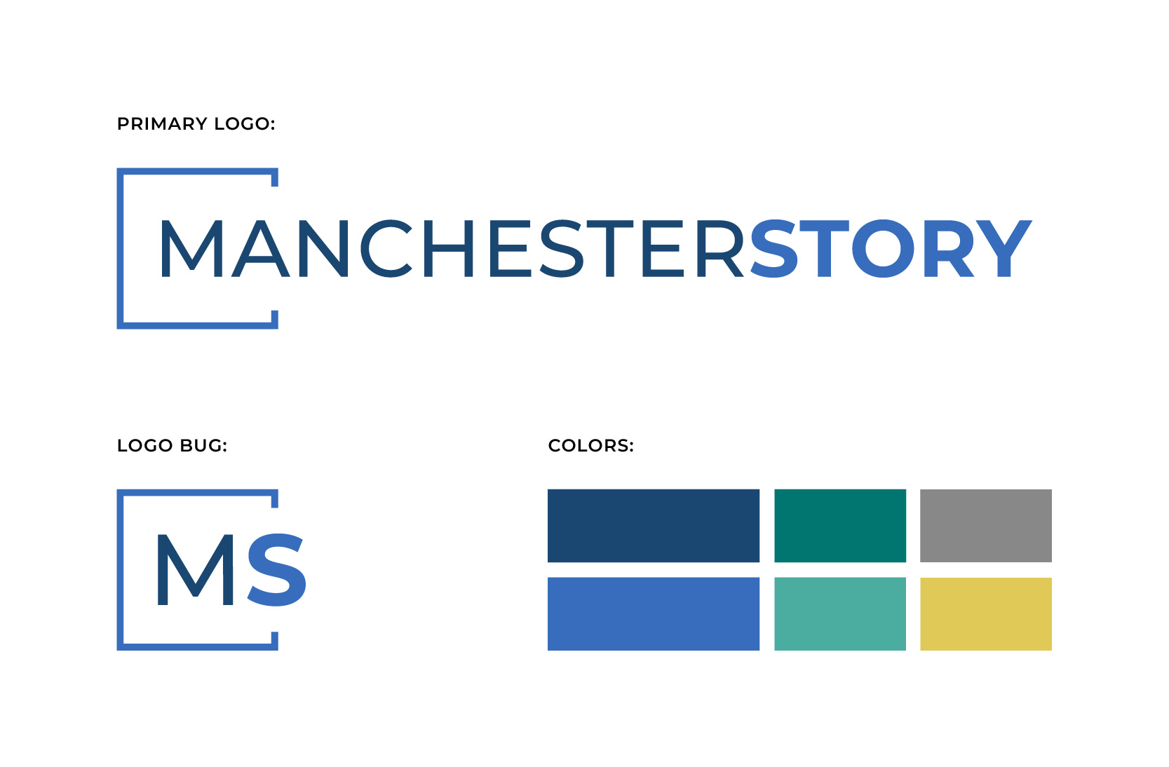 ManchesterStory_Branding ManchesterStory Logo and Colors