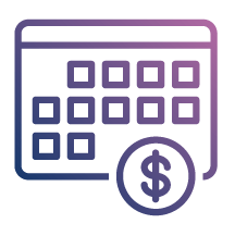 Calendar and Budget Icon