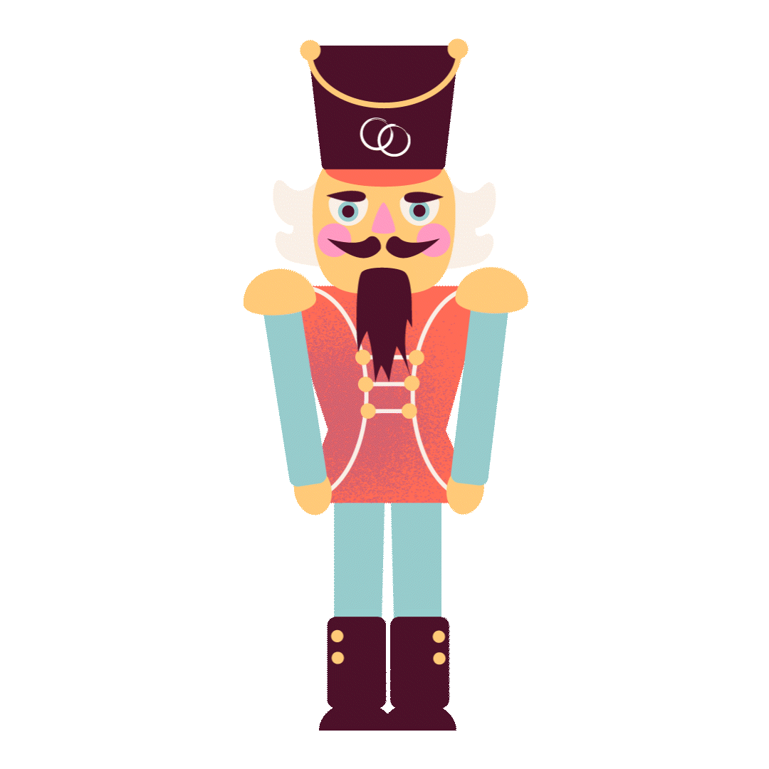 Holiday nutcracker gif