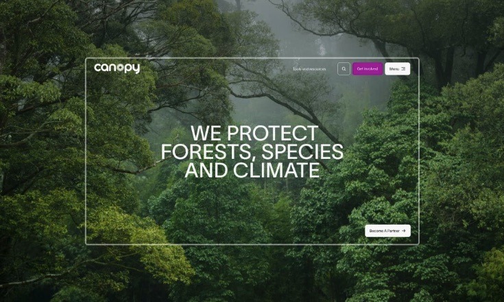 Canopy Planet from CSS Design Awards
